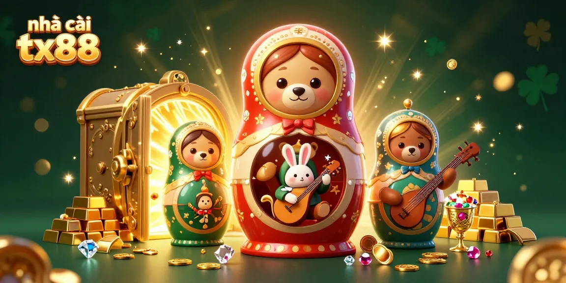 Experience gaming excitement at nhà cái tx88 with a vibrant 3D casino illustration featuring lively characters and dynamic elements.