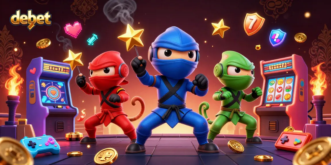 Experience debet with the ninja chameleon team while enjoying vibrant casino games and thrilling slots.